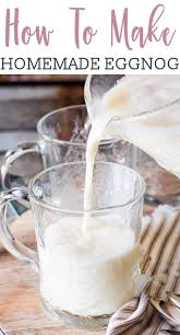 Ingredients 4 Large Pasteurized Eggs 1 3 Cup Granulated Sugar 1 8 Teaspoon Ground Nutmeg 2 Tablespoons Lem Homemade Eggnog Eggnog Recipe Homemade Eggnog Recipe
