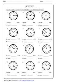 24 Hour Clock Worksheets In 2020 24 Hour Clock Worksheets Clock Worksheets 24 Hour Clock