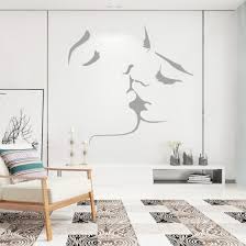 Residential uses for removable wall decals. Shop Funny Diy Removable Wall Stickers Kiss Decor Self Adhesive Art Mural Decals Bedroom Living Room Tv Background Online From Best Bed Pillows On Jd Com Global Site Joybuy Com