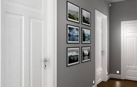 Maybe you would like to learn more about one of these? Perfect Corridor Grey Walls White Doors Dark Wooden Floor Design At Repinned Net