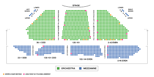 Winter Garden Theatre Large Broadway Seating Charts