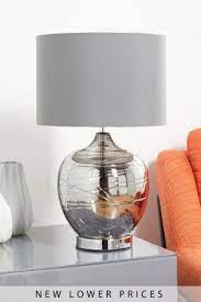 New next smoke coronas 3 led ring pendant ceiling light. Smoked Drizzle Touch Table Lamp Touch Table Lamps Bedside Table Lamps Lamp