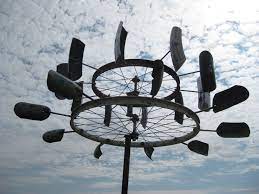 First Wind Spinner Garden Art Sculptures Wind Art Wind Sculpture Diy