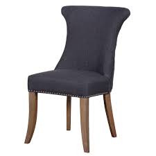 Madison Dining Chair Dark Grey Grey Upholstered Dining Chairs Dining Chairs Metal Dining Chairs