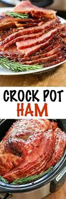 This Easy Crock Pot Ham Is The Perfect Holiday Ham Recipe It Takes Just 5 Minutes Of Prep And The Slow Cooker Cooker Recipes Slow Cooker Recipes Crockpot Ham