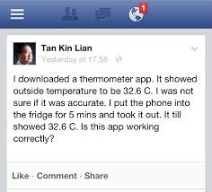Facebook screengrab/ tan kin lian. Mrbrown Com We Could Have Had Him For President