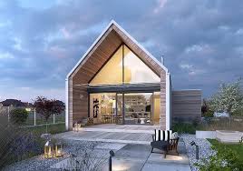 Projekt Domu Z Pomyslem 1 Minimal House Design Modern Farmhouse Exterior Modern Barn House