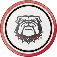 The georgia bulldogs are among the top five schools for class of 2023 recruit denzel moore. 24ct Georgia Bulldogs Dessert Disposable Plates Red Black Target