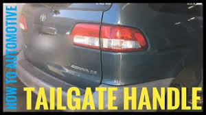 To keep the comfort and luxury you made we stock these door lock actuator brands for the toyota sienna: How To Replace The Rear Tailgate Handle On A 1998 2003 Toyota Sienna Youtube