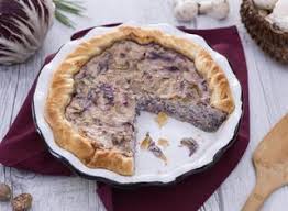 Torta salata spinaci e pomodorini secchi. Torta Salata Ai Funghi E Radicchio Guide Di Cucina