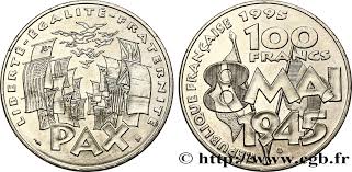 Cnapeste 8 mai 1945 kherrata, kherrata. 100 Francs 8 Mai 1945 1995 F 463 2 Fmd 483332 Modern Coins