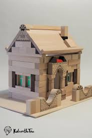 Ebert Mattoncini Di Legno Casa Noblesse 150 Pz Kidsonthetree Legno Di Legno Case