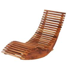 Wood Chaise Lounge Outdoor Acacia Furniture Pool Chair Rocking Sun Lounger Unbranded Patio Furniture Chairs Sun Lounger Patio Chairs