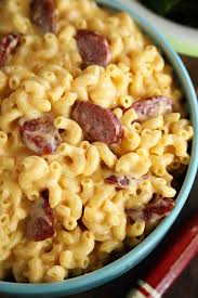 In a large bowl, combine chicken, pepper, salt, onion, green pepper, and cheese. Creamy Smoked Sausage Mac And Cheese Southern Bite