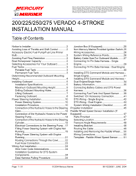 Mercury 200 Optimax Dts Installation Manual Manualzz Com