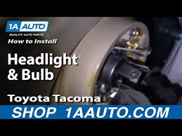 We offer aftermarket truck lights & accessories. How To Replace Headlight 01 04 Toyota Tacoma 1a Auto
