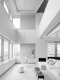Add a singular piece of black and white art to one wall to give an air of minimalist panache. All Shades Of White 30 Beautiful Living Room Designs Digsdigs