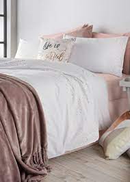Rose Gold Studded Panel Duvet Cover White Rose Gold Bed Gold Bed Rose Gold Bedding Sets