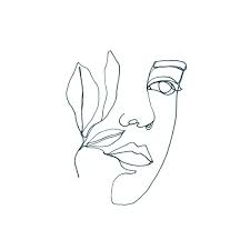 See more ideas about line drawing, art, drawings. One Line Drawing Botanical Portrait Abstract Line Art Outline Art Line Art Tattoos