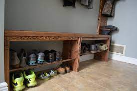 Easy Mudroom Bench With Shoe Storage Shoe rack bench storage shelf organizer for shoes entryway shelves seat mudroom.