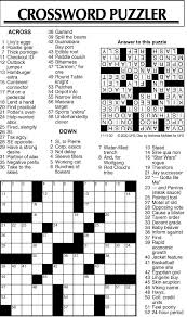 Crossword Puzzle 111120 Commercial News Com