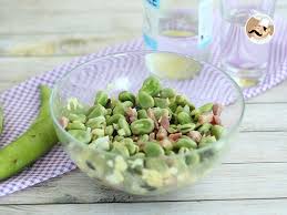 Salade De Feves Aux Lardons Recette Ptitchef Recette Salade De Feves Salade De Riz Facile Bean Salad