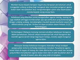 Konflik antara kebebasan beragama dan hukum islam. Kebebasan Beragama Di Malaysia Hubungkait Dengan Perlembagaan