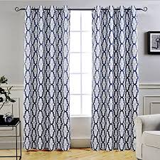5 out of 5 stars with 2 ratings. Amazon Com Driftaway Mason Thermal Blackout Grommet Window Curtains Geometric Trellis Pattern 2 Panels Each 52 Inch By 84 Inch Navy Furniture Decor