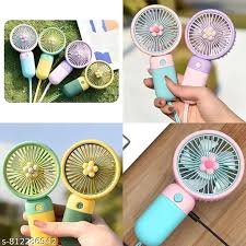 Portable USB Fan – Rechargeable 1200mAh Battery, Up to 6 Hours Working Time, 3-Speed Modes, Low