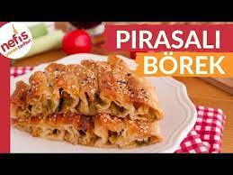 hazir yufka ile cok pratik ve kolay olarak hazirlanan pirasali tepsi boregi tarifi evdeki pastane sayfamizda begen yemek tarifleri yemek kolay yemek tarifleri