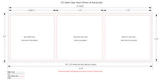 Cd jewel case template for mac free. Cd Jewel Case 6 Panel Insert Templates For Duplication And Replication