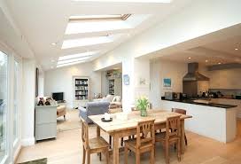Modern kitchen designs with l shaped kitchen help in utilising the available space efficiently. L Shaped Open Plan Kitchen Diner Living Room Novocom Top
