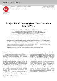 Semoga perkongsian pada kali ini iaitu koleksi nota ringkas dan padat sains tingkatan 2 memberikan manfaat kepada anda semua. Pdf Project Based Learning From Constructivism Point Of View