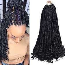 Available in 14 and 22 inches. Buy 12 Inch Box Braids Curly Ends Synthetic 24 Strands Crochet Hair Extensions 6 Color Available At Affordable Prices Free Shipping Real Reviews With Photos Joom