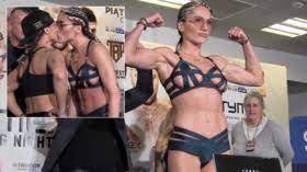 Sexist Female Boxer Calls Out Site That Says Lingerie Kiss At Weigh In Was More Interesting Than Fight Rt Sport News