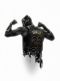 Artstation Wakanda King23 Kode Lgx Black Panther Art Lebron James Wallpapers Panther Art