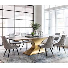 Piccolo Dining Chair Gray Set Of 2 In 2020 Modern Dining Room Tables Glass Dining Room Table Dining Table