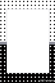 Black And White Photo Booth Template Free Photo Greeting Card Templates Brown Bottle Black And White Dots 01 Free Photo Frames Border Templates Free Prints