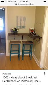 Colorful kitchen ideas painted cabinet pinterest decor wall for as. Pin By Myrna Quiroz On Apartment Tiny Living Ideas Home Decor Kitchen Bar Table Home Kitchens