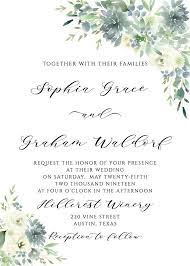 Printable Wedding Invitation Template Wedding Invitation Etsy Wedding Invitations Printable Templates Printable Wedding Invitations Wedding Invitation Templates