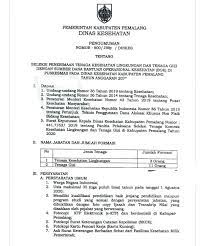 Maybe you would like to learn more about one of these? Lowongan Kerja Dinas Kesehatan Kabupaten Pemalang Agustus 2020