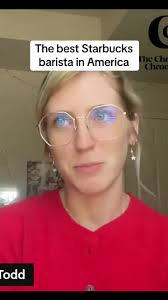 Darcy Todd, 2024 Starbucks North America Barista Champion and member of the  Woodland West Church of Christ in Arlington, Texas,