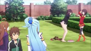 Konosuba Anime Ova Enf Megumin & Yunyun Playing Stripping Rock Paper and  Scissors Yakyuken - Naked Girls Vert; - XAnimu.com