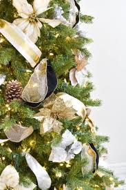 Consider scale and your personal preference: Ribbon Garland Gold Christmas Tree Ribbon Novocom Top