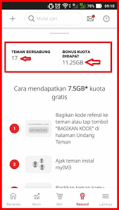 Kemudian, cek status bantuan kuota gratis nomor im3 di *123*075# atau di aplikasi myim3. 10 Cara Mendapatkan Kuota Gratis Indosat Juni 2021