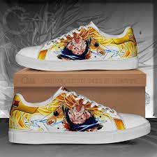 Goku SSJ 3 Skate Shoes Dragon Ball Custom Anime Shoes in 2021 | Skate shoes,  Custom shoes, Kicks shoes
