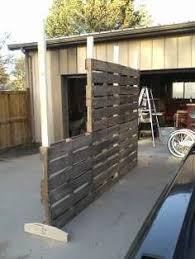 Diy privacy fence with pallets. Painted Room Divider Ideas On Foter Backyard Wood Pallet Fence Pallett Wall