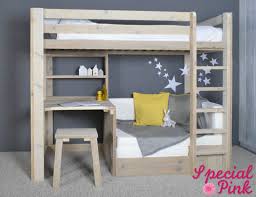 Hoogslaper Met Bankje En Bureau Bij Special Pink Hoogslaper Slaapkamer Meisjes Slaapkamerideeen