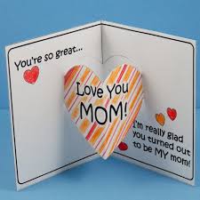 Mother's day messages from son. Make Mother S Day Pop Up Card Mother S Day Crafts Aunt Annie S Crafts