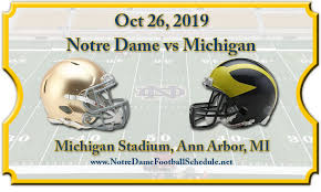 Notre Dame Fighting Irish Vs Michigan Wolverines Football